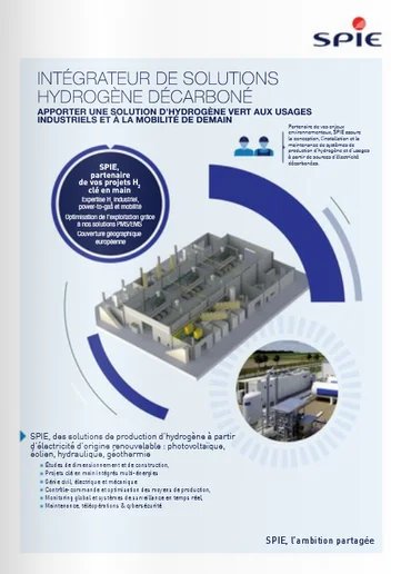 Intégrateur de solutions hydrogène décarboné